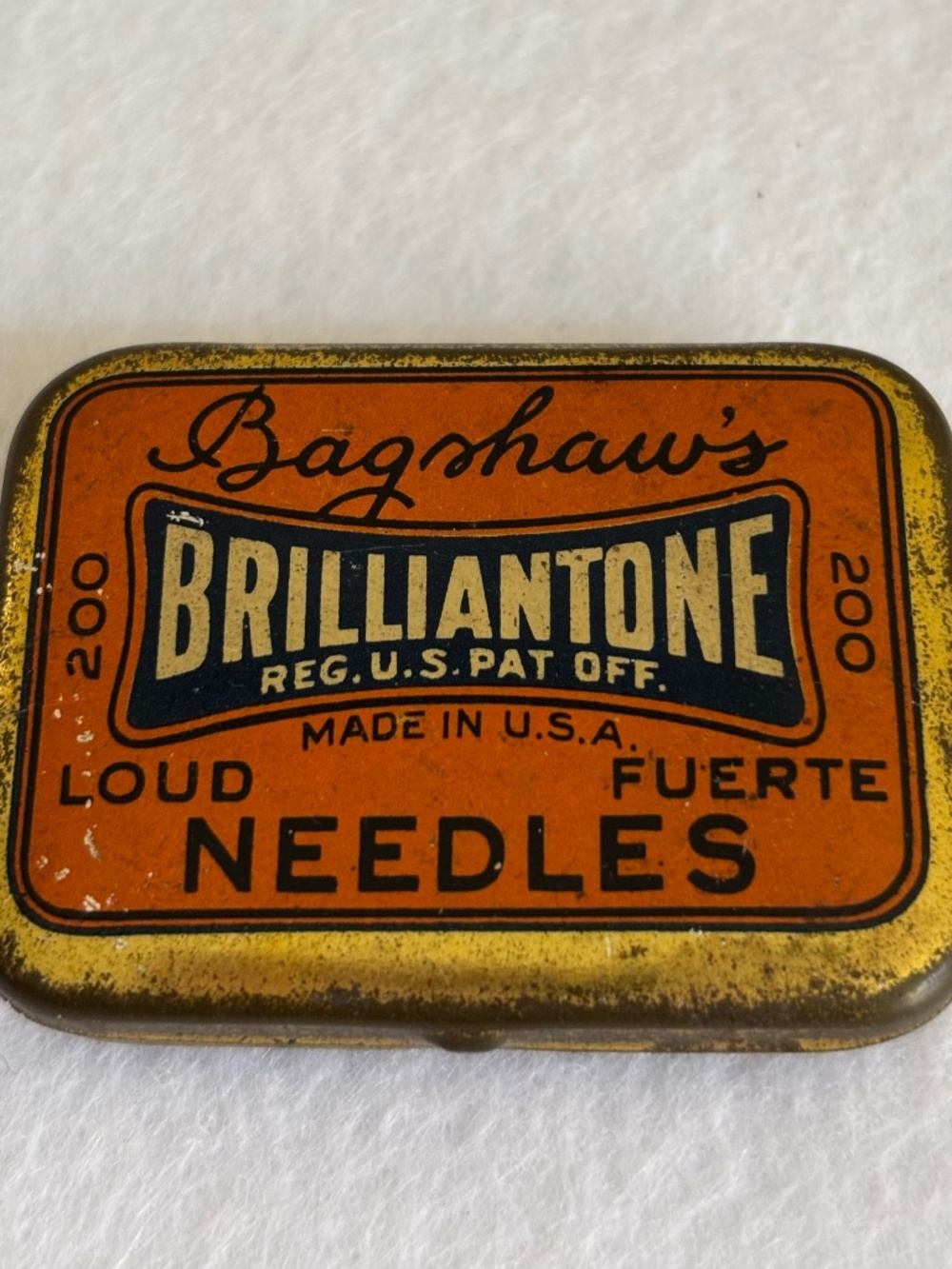 Antique Bagshaw's Brilliantone Phonograph Needles